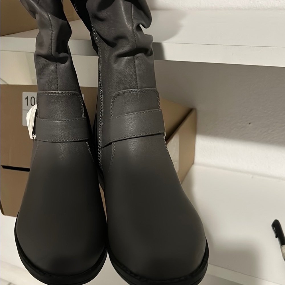 Stylish Gray Boots